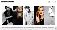 Desktop Screenshot of coiffeurlefigaro.de